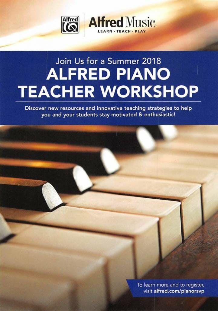 Alfred Piano Teacher Workshop featuring Gayle Kowalchyk @ Ruggero Piano 
