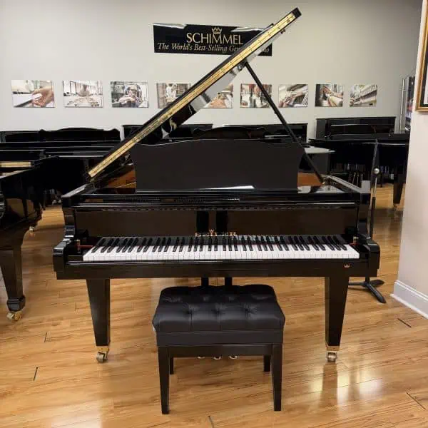 Seiler 180 #158932 Polished Ebony 6' Grand Piano