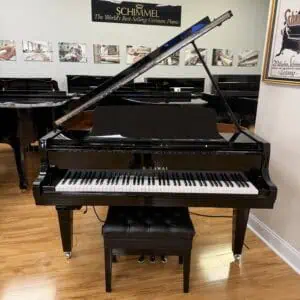 Kawai GL-10 #F123259 Polished Ebony Chrome 5' PianoDisc Grand Piano