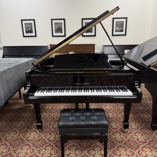 Kohler & Campbell SKG-500S #IOCG0458 Polished Ebony 5' 2" Grand Piano