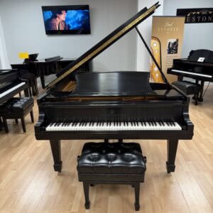 Steinway B #406861 Satin Ebony 6' 11" Grand Piano